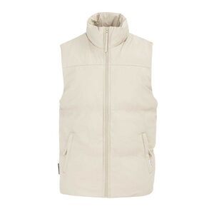 Firetrap Mens PU Padded Vest / White